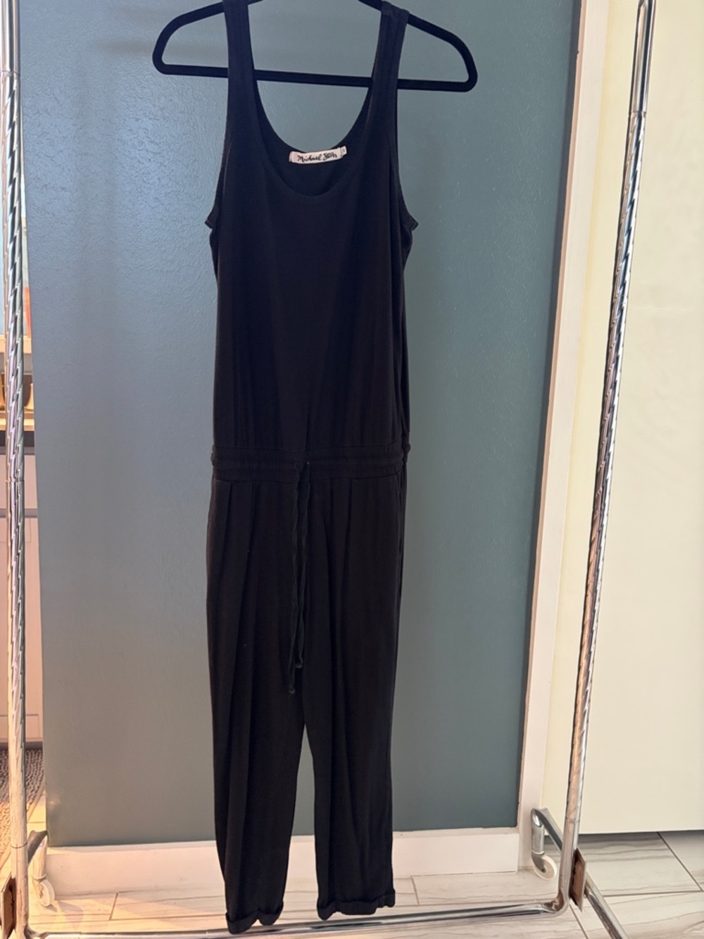 Michael Stars Black Sleeveless Jumpsuit